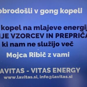 Gong kopel-čiščenje vzorcev in prepričanj