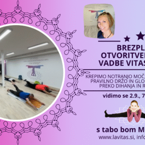 BREZPLAČNA PREDSTAVITEV VADBE VITAS ENERGY